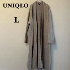 UNIQLO ベージュ ロングコート L ロングカーディガン