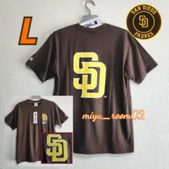 【新品】MLB パドレス Tシャツ L 刺繍