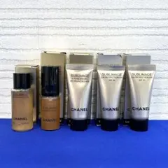 CHANELサブリマージュ 日焼け止め2個,化粧水,夜用美容液,リムーバーセット