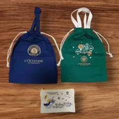 ロクシタン　ミニポーチ　巾着　3点セット