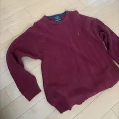 CHAPS Ralph Lauren ニット セーター バーガンディのサムネイル