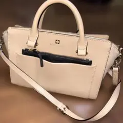 kate spade 2way ベージュ ショルダーバッグ　ハンドバッグ