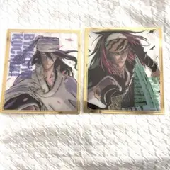 BLEACH WORLD クリアミニ色紙コレクション　朽木白哉　阿散井恋次