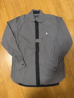 EVISU エヴィス YAMANE ヤマネ 水軍マーク 総柄シャツ 山根英彦 黒