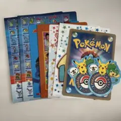 ポケモン クリアファイル &大カード&ステッカーセット