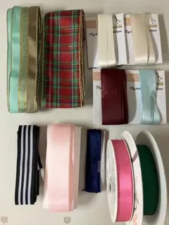 リボンセット 多色 ワイヤー入りあり