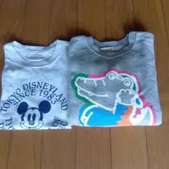 95size　男児ミッキー Tシャツ とトレーナー