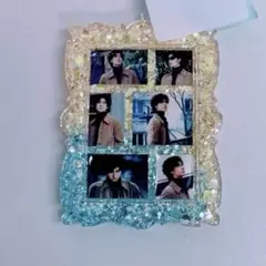 王一博 新作 両面Mサイズ四宫格 キーホルダー❣️8点セット確認用 