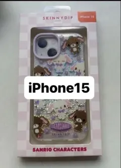 スキニーディップ シュガーバニーズ iPhone15 イヤホンケース サンリオ