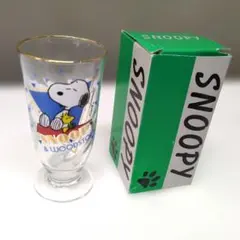 ヴィンテージ　スヌーピー コップ ガラス　脚付き　レトロ