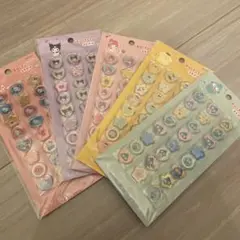 【おはじきふうシール】　国内正規品　サンリオ　クロミ　マイメロ　キティ