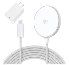 マグセーフ充電器 ワイヤレス充電器 MagSafe対応 マグネット式