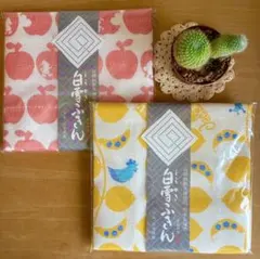 白雪ふきん 2枚セット(白雪姫・ジャックと豆の木）