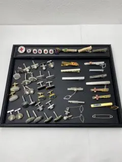 【大量まとめ売り】タイピン カフス ピンバッジ 昭和レトロ アンティーク