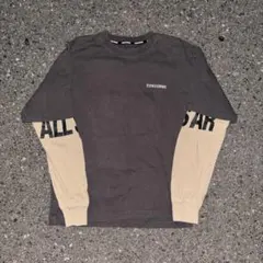 CONVERSE グラフィック長袖カットソー M