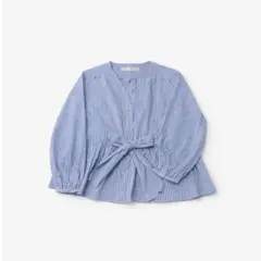 Dot＆Stripes CHILD WOMAN ストライプ Vネック ブラウスのサムネイル