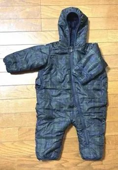 ミキハウス　リバーシブル　ジャンプスーツ　80cm