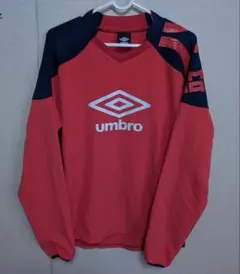 umbro 赤 ネイビー Vネック ピステ