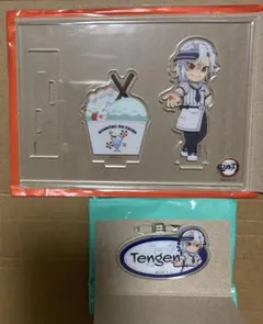 鬼滅の刃　アイスクリームカフェ2023 アクリルスタンド＆ネームバッジ　宇髄天元