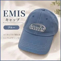 emis❣️キャップ ブルー 韓国 帽子 レディースのサムネイル