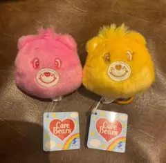 【新品未使用】 Care Bears ぬいぐるみヘアゴム ピンク オレンジ