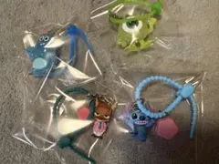 ディズニー カラフルマルチチャーム ニック＆スティッチ マイク、サリー