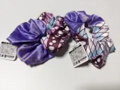 和柄シュシュ 胡蝶しのぶ モチーフ 2個セット