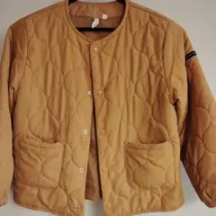 ベージュ キルティングジャケット 100cm~