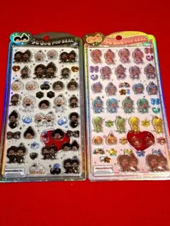 【国内正規品】モンチッチ うるちゅる ポップシール 2枚セット