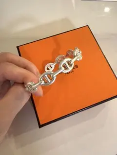 HERMES エルメス　シェーヌダンクル　パンク　ブレスレット LGサイズ　希少 HERMES エルメス シェーヌダンクル パンク ブレスレット LGサイズ 希少