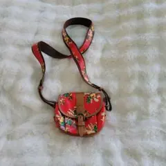 ◆KENZO◆美品　花柄ショルダーバッグ 赤のサムネイル