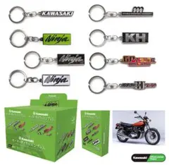 Kawasaki モーターサイクル メタルエンブレム キーホルダー まとめ売りのサムネイル
