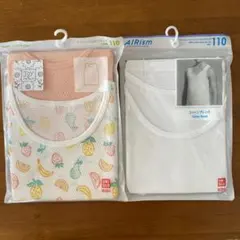 【新品未使用】ユニクロベビー インナータンクトップセット売り 110