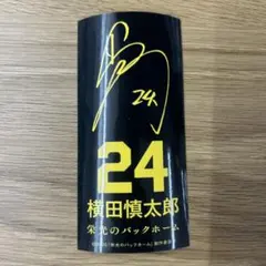 栄光のバックホーム　横田慎太郎ステッカーしおり