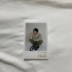 なにわ男子 大西流星 I Wish チェキ風クリアソロカード