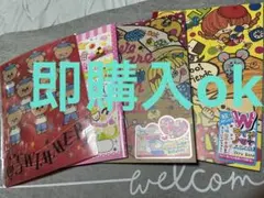 女の子　ノート3冊　スイマー下敷きセット A5サイズ　即購入ok