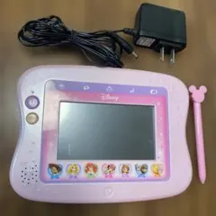 ディズニー ドリームトイパッド ピンク プリンセス 知育タブレット 本体 充電器