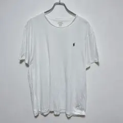 ポロラルフローレン Tシャツ XL 白 ホワイト ワンポイント刺繍 古着のサムネイル