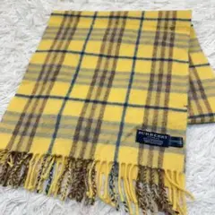 希少カラー✨ バーバリーロンドン カシミヤ100% マフラー 英国製