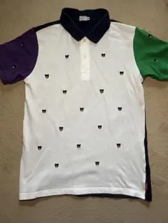 DOUBLE.B クマ刺繍 ポロシャツ 大人Mサイズ