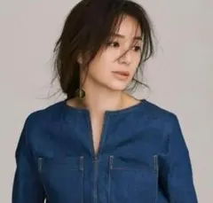 loin. ロワン　井川遥デザインデニムワンピース