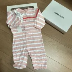 comme ca ism ストライプロンパース