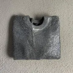 シルバーラメ入りニット JEANASIS