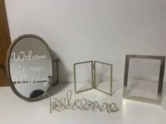 ウェルカムスペース用セット　結婚式用　ゴールド系でまとめたい方におすすめ♪