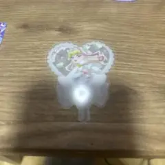 映画キミとアイドルプリキュア　入場特典　うちわ型クリアカード　キュアズキューン