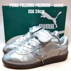 美品 PUMA × emmi プーマ パレルモ プレミアム × エミ 24cm