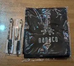 【新品未使用】nanaco エコバッグ　 ボールペン2本のおまけ付き