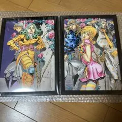 ジョジョの奇妙な冒険　額付きポスター　SBRウェカピポ　ヴァレンタイン2枚セット
