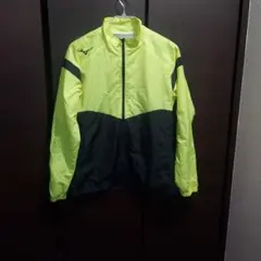 Mizuno 薄手ウインドブレーカー Lサイズ イエロー/ブラック