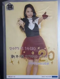 【美品】2017年 イベント 日替わりA5ワイドサイズ生写真 小田さくら